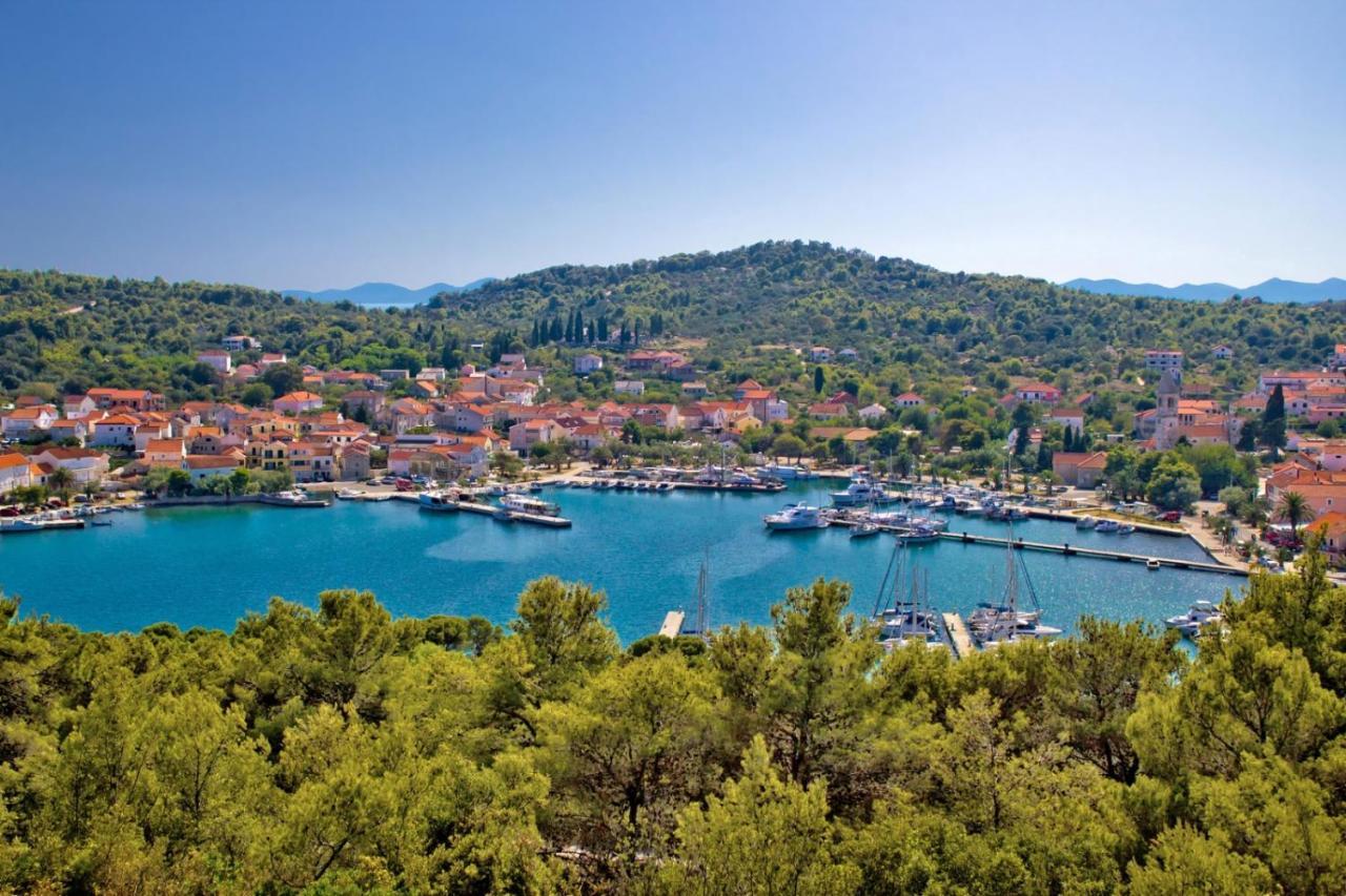 Studio Apartment In Preko With Sea View, Terrace, Air Conditioning, Wi-Fi Esterno foto