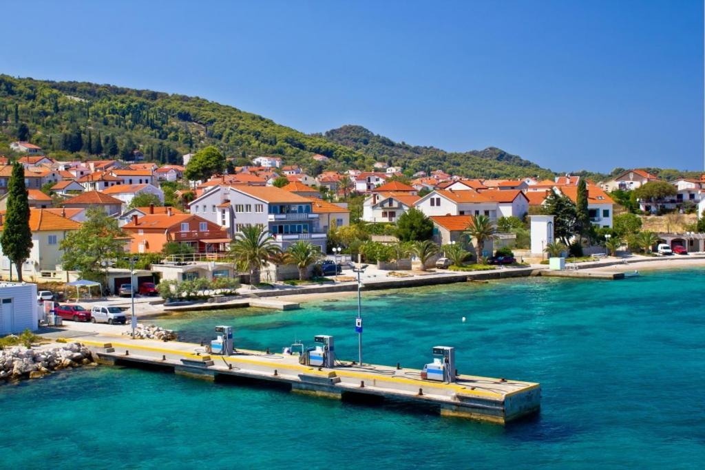 Studio Apartment In Preko With Sea View, Terrace, Air Conditioning, Wi-Fi Esterno foto
